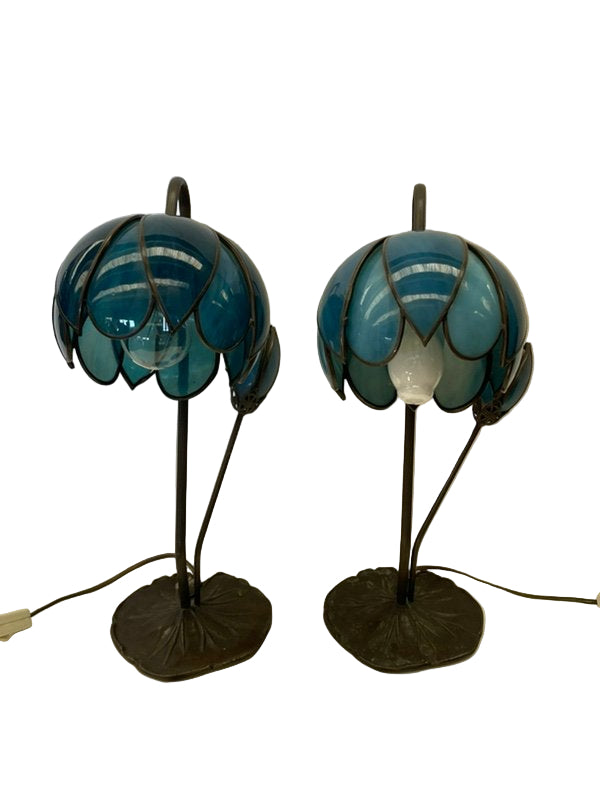 Set coppia lampade vintage anni 50