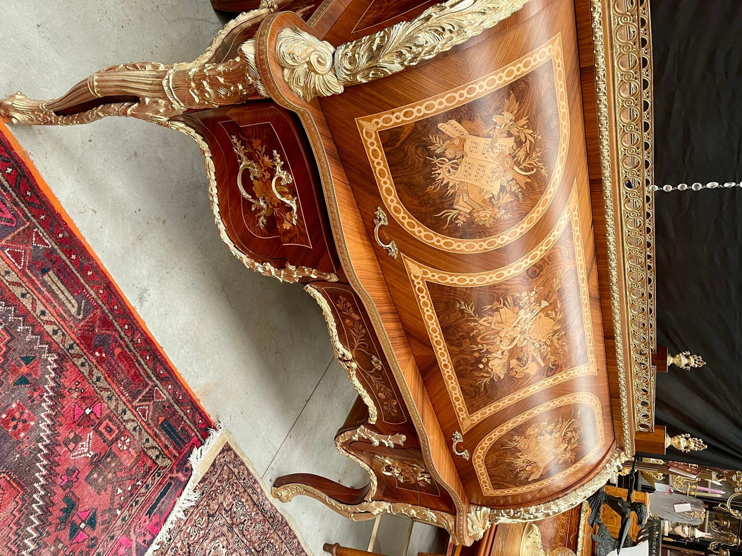 Bureau à cylindre in stile Luigi XV