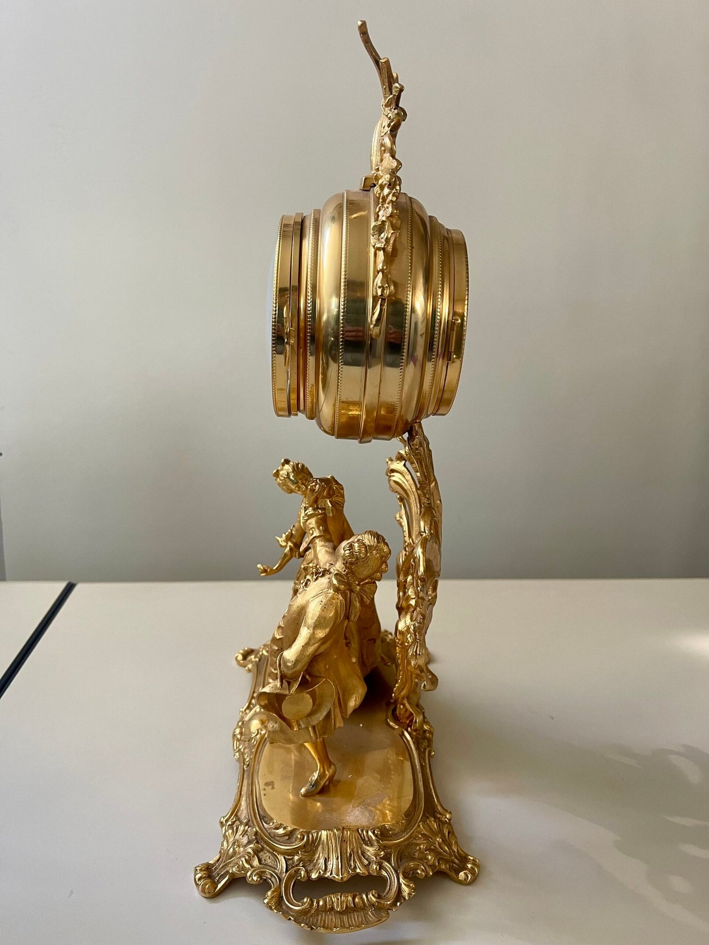 Orologio da Tavolo Antico in Stile Rococò Francese