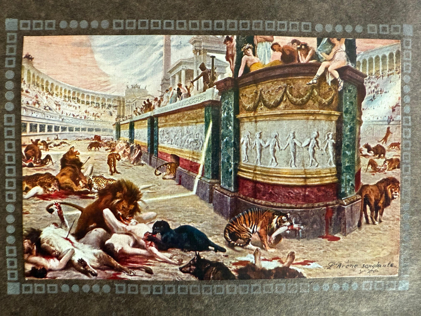 Libro antico collezione di foto e ritratti francese XIX secolo