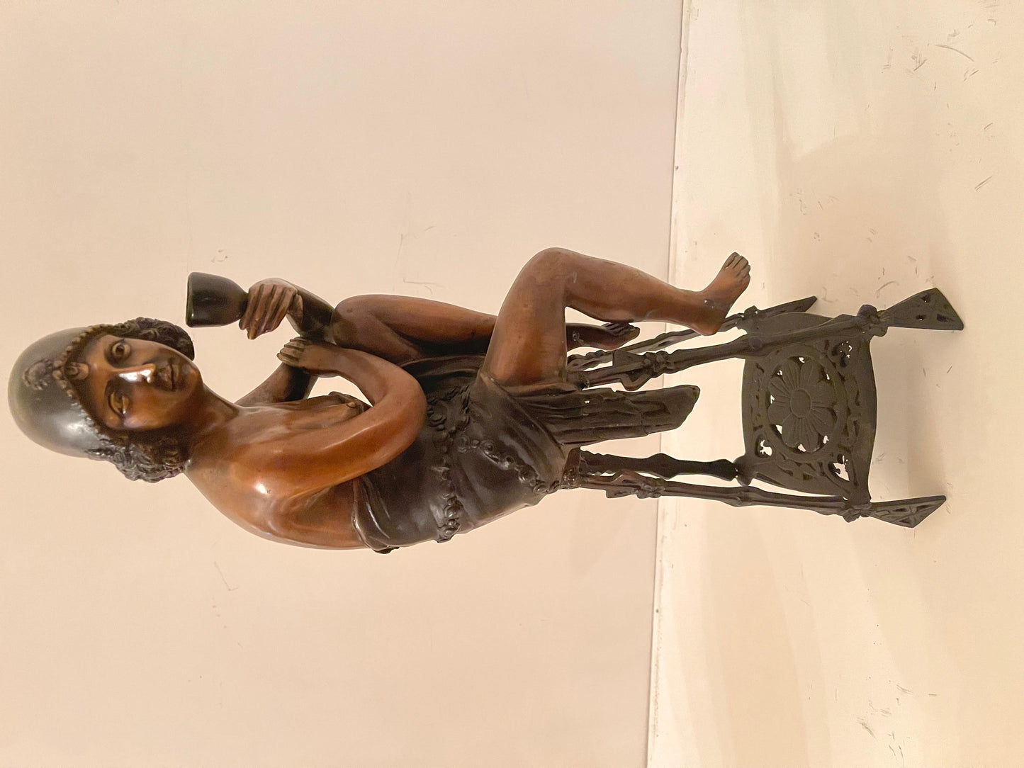 "La Coppa del Piacere", Scultura italiana in stile Art Déco XX secolo