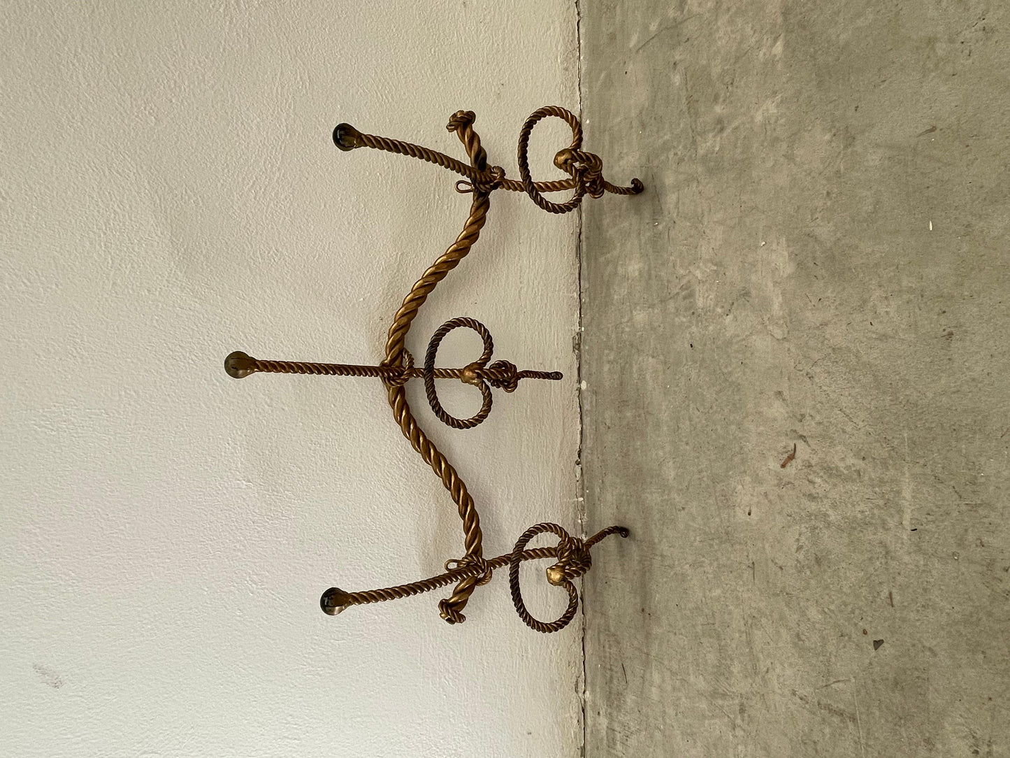 Attaccapanni murale bronzo