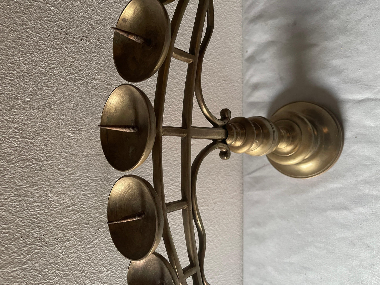 Raro candelabro antichi italiano a 7 fuochi