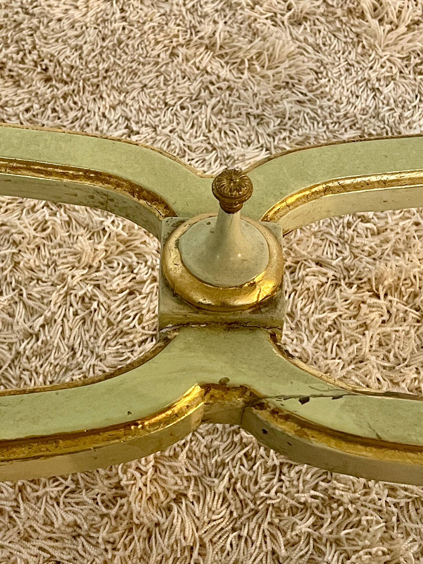 Tavolino antico contenitore stile imperio '900 Italia