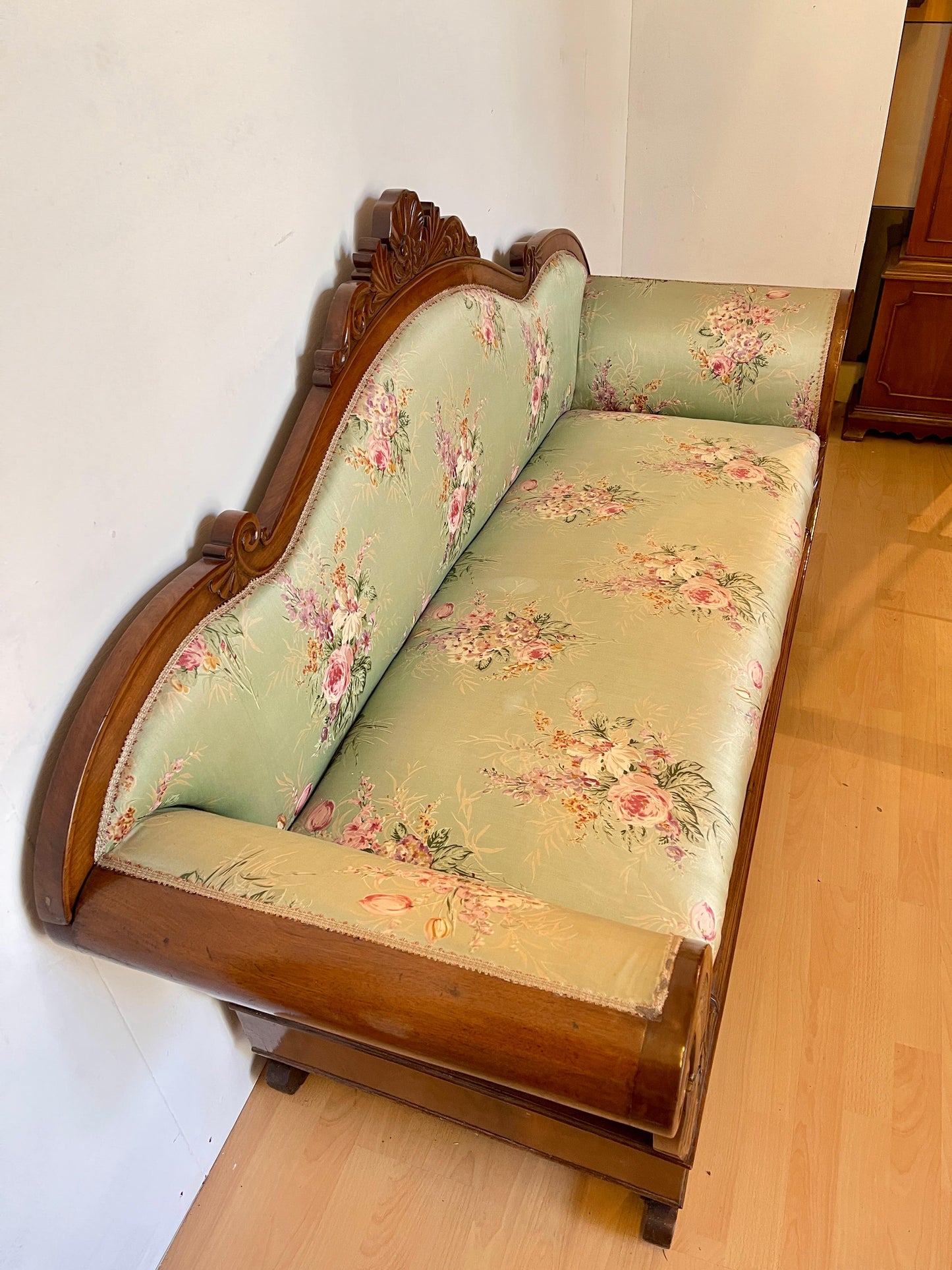 Divano antico stile Luigi Filippo XX secolo