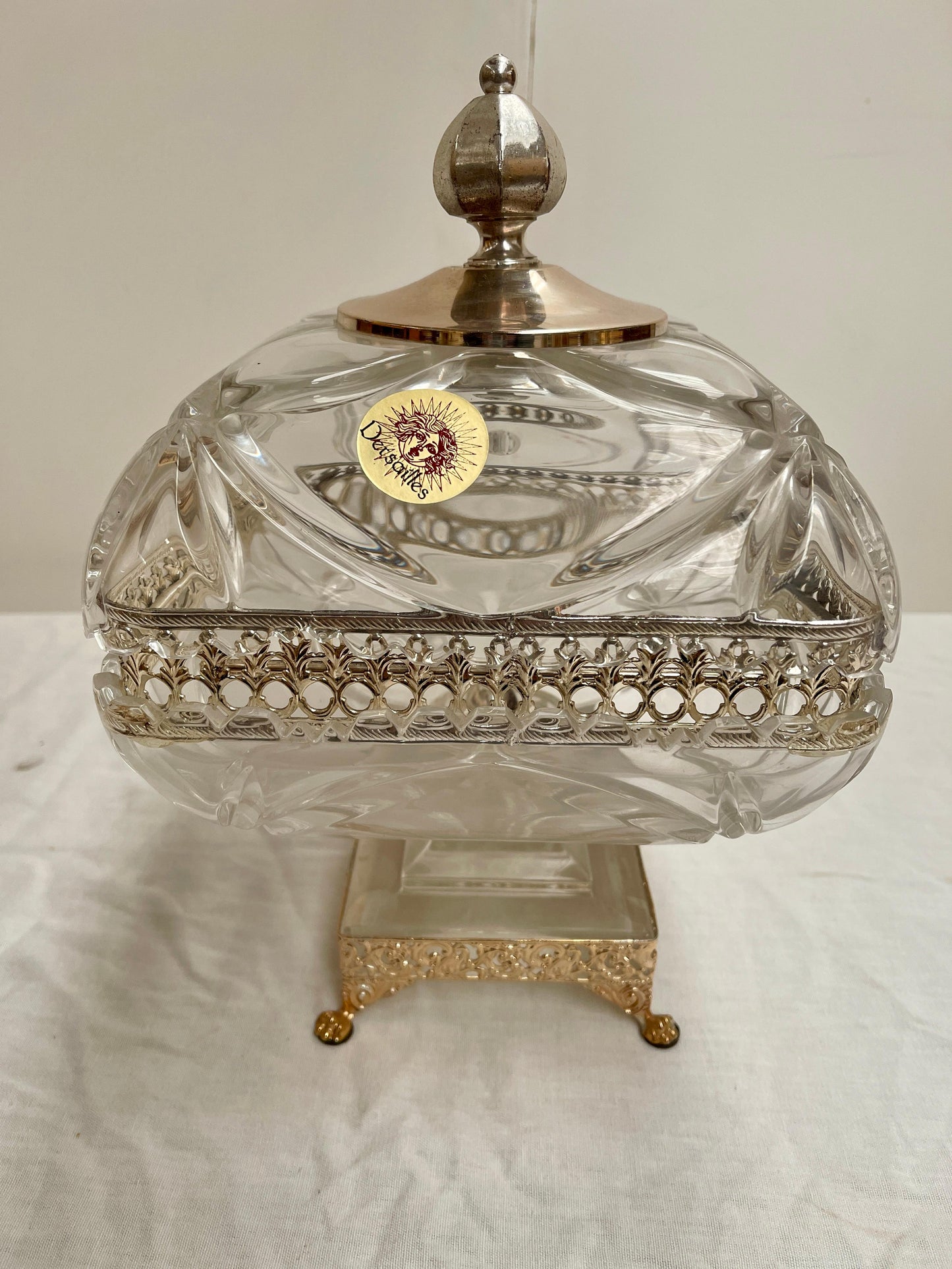 lussuosa ciotola in cristallo XX secolo italiano