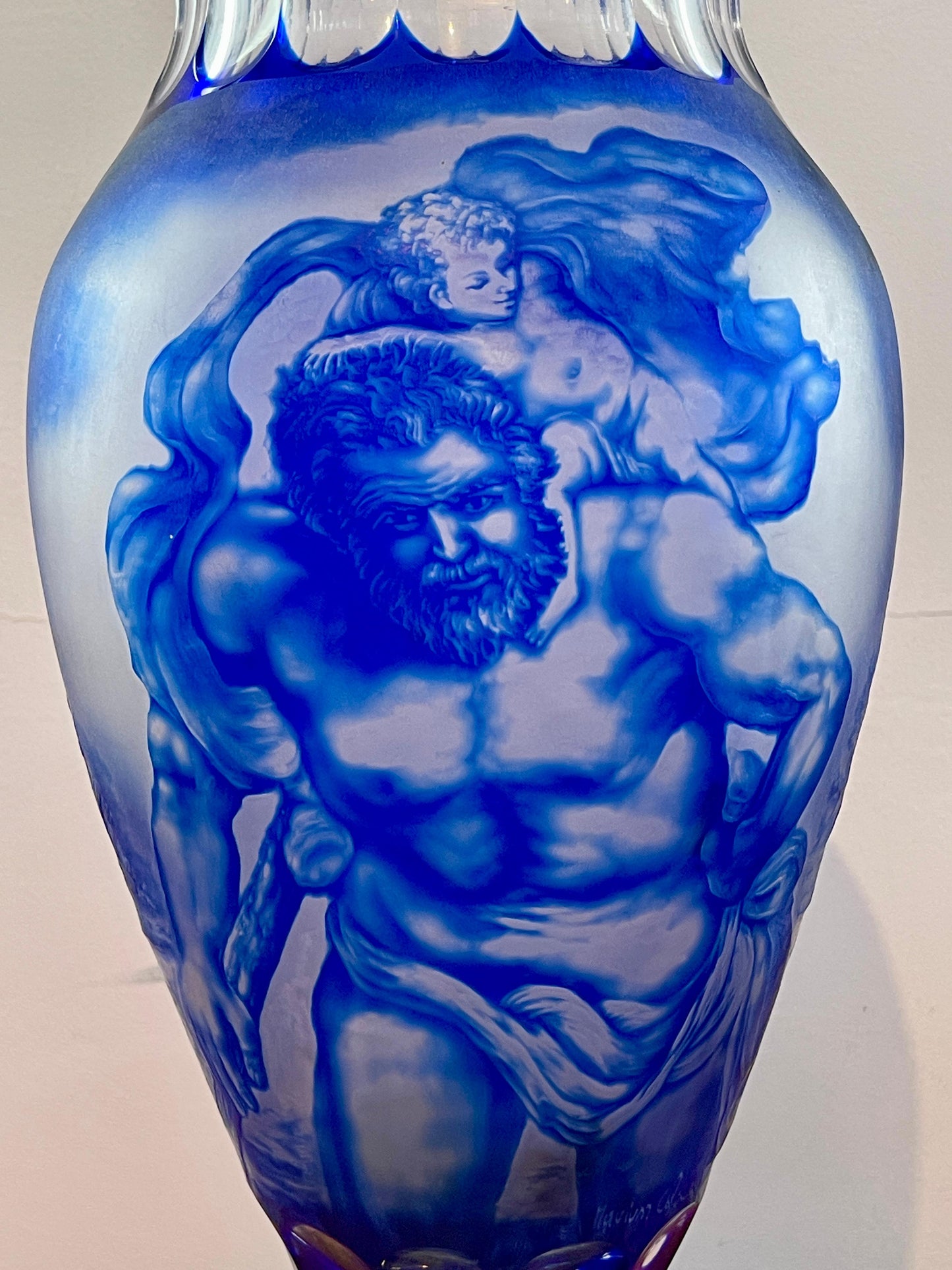 Vaso in cristallo bohemia Classici XX secolo