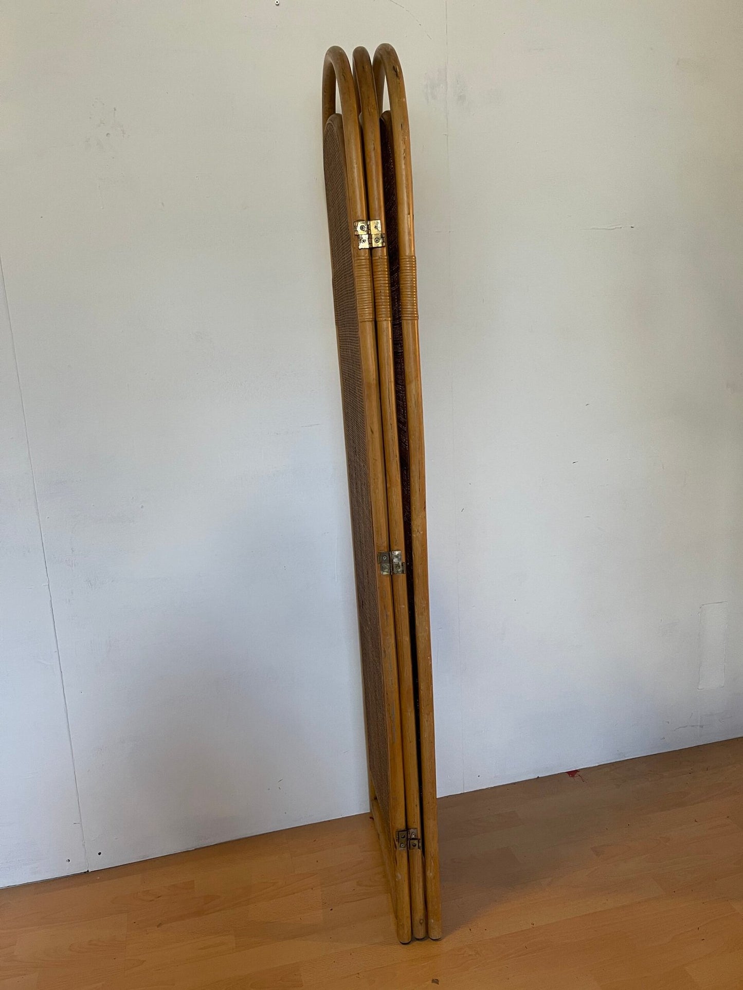 Paravento in Rattan Naturale – 3 Ante