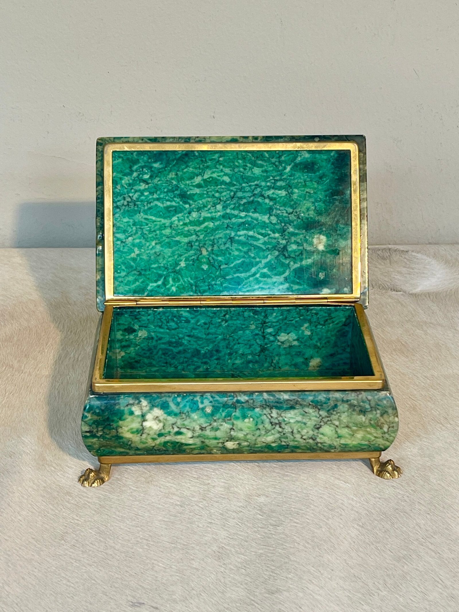 Scrigno Vittoriano in Verde Malachite "Majestic"