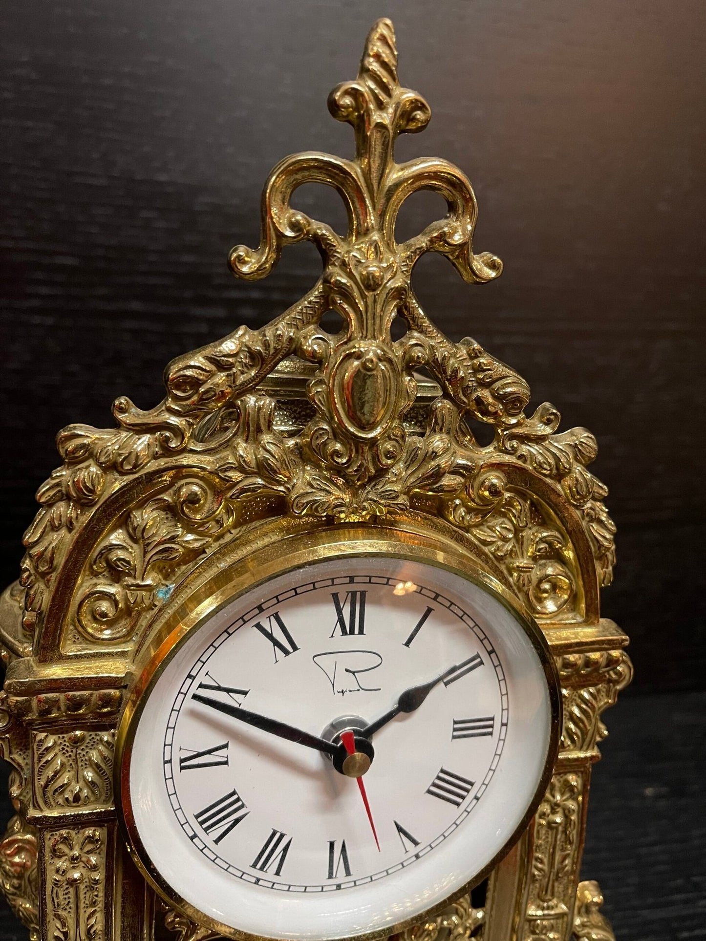 Orologio da tavolo in bronzo stile versailles XX secolo