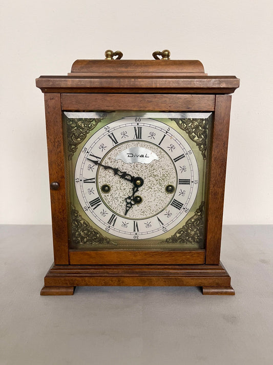 orologio da tavolo vintage con meccanismo a Pendolo - Marca Dival