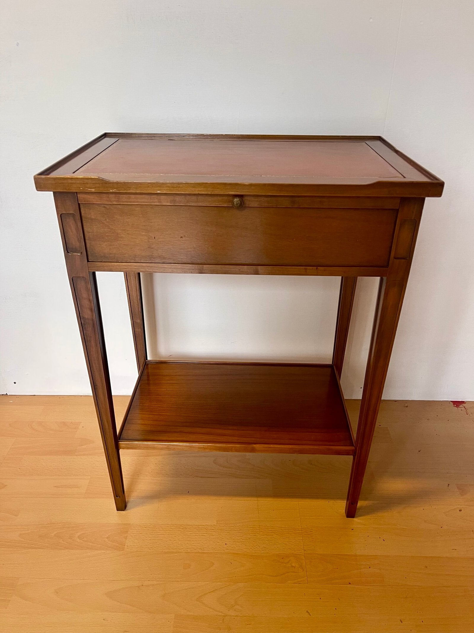 Consolle con piano in legno