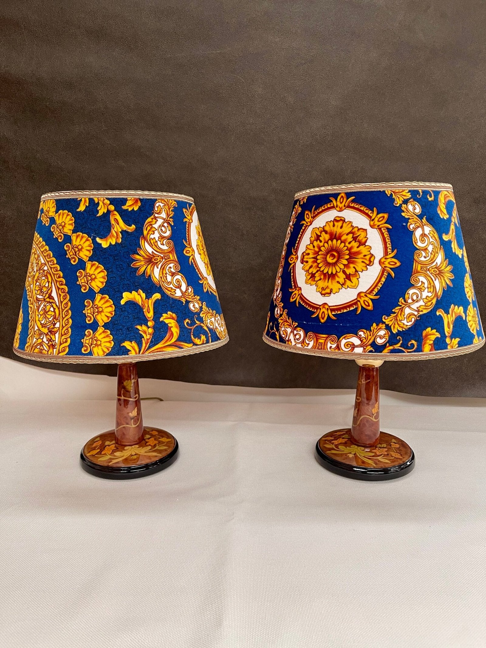 Coppia di lampade da comodini