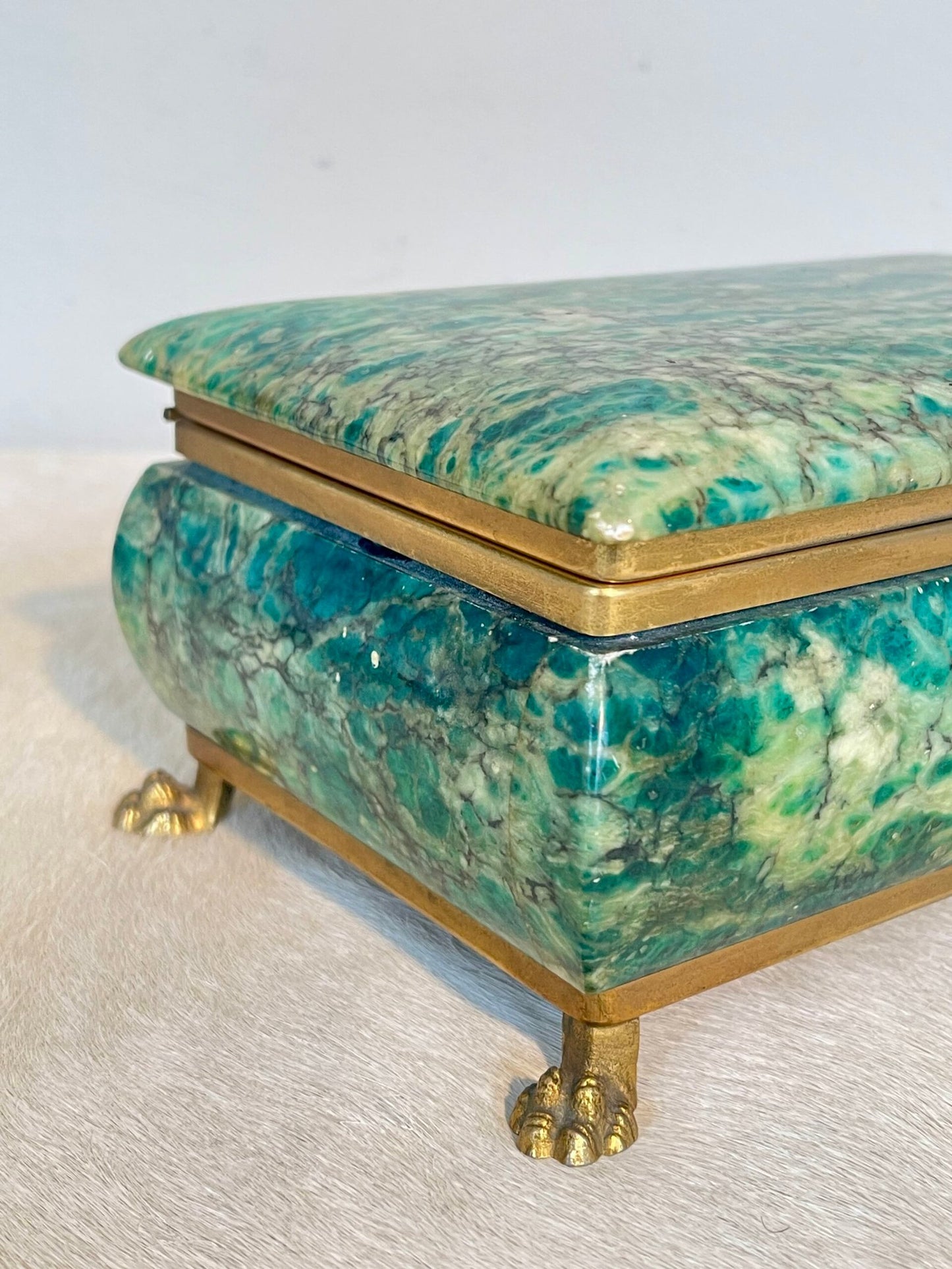 Scrigno Vittoriano in Verde Malachite "Majestic"