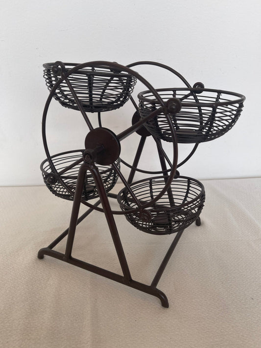 Giostra Portaoggetti in Filo di Ferro – Modello Ruota Panoramica