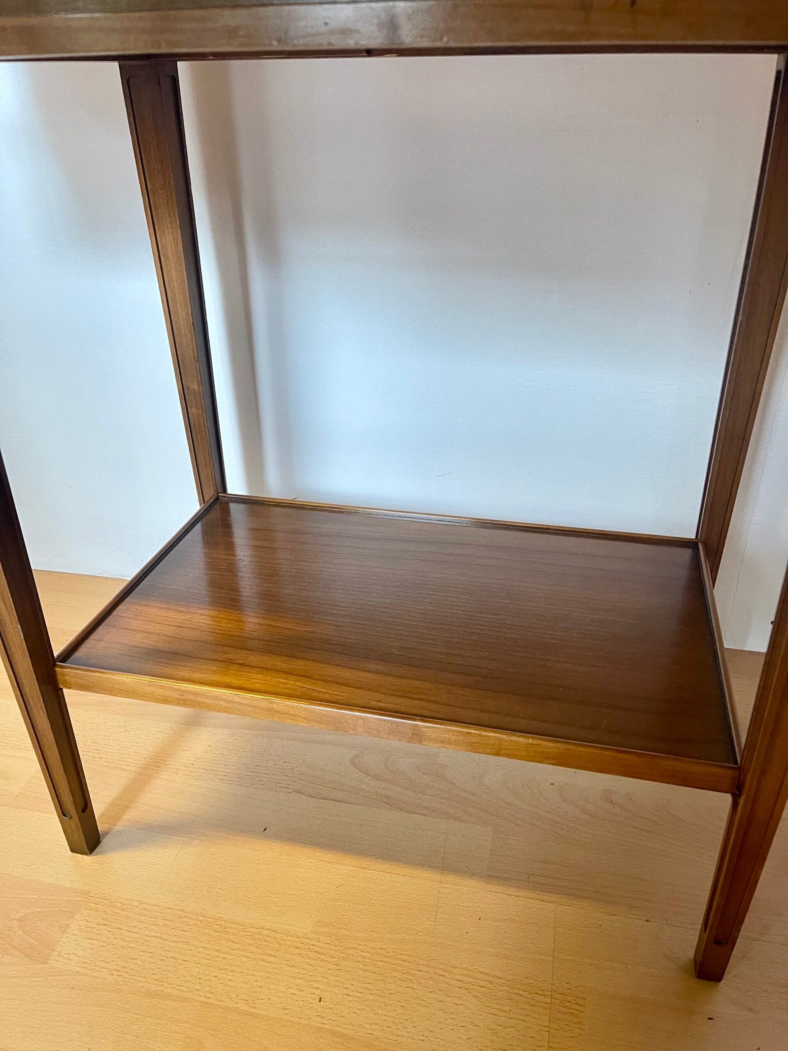 Consolle con piano in legno