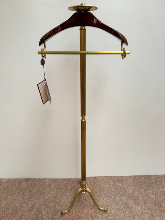 Appendiabiti di Lusso in Ottone e Legno