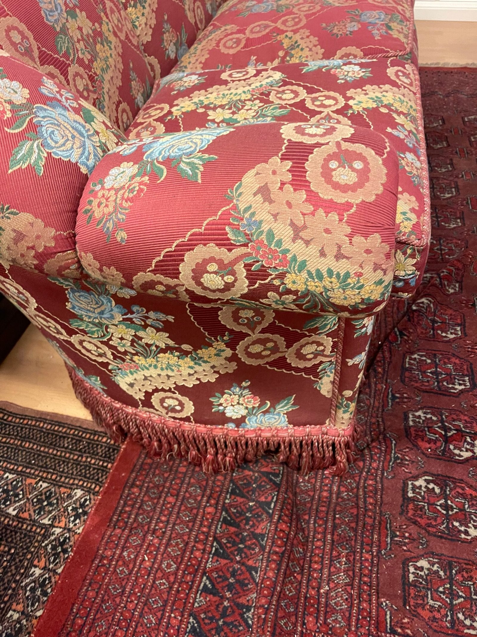 Salotto vintage completo in stile classico – 3 pezzi