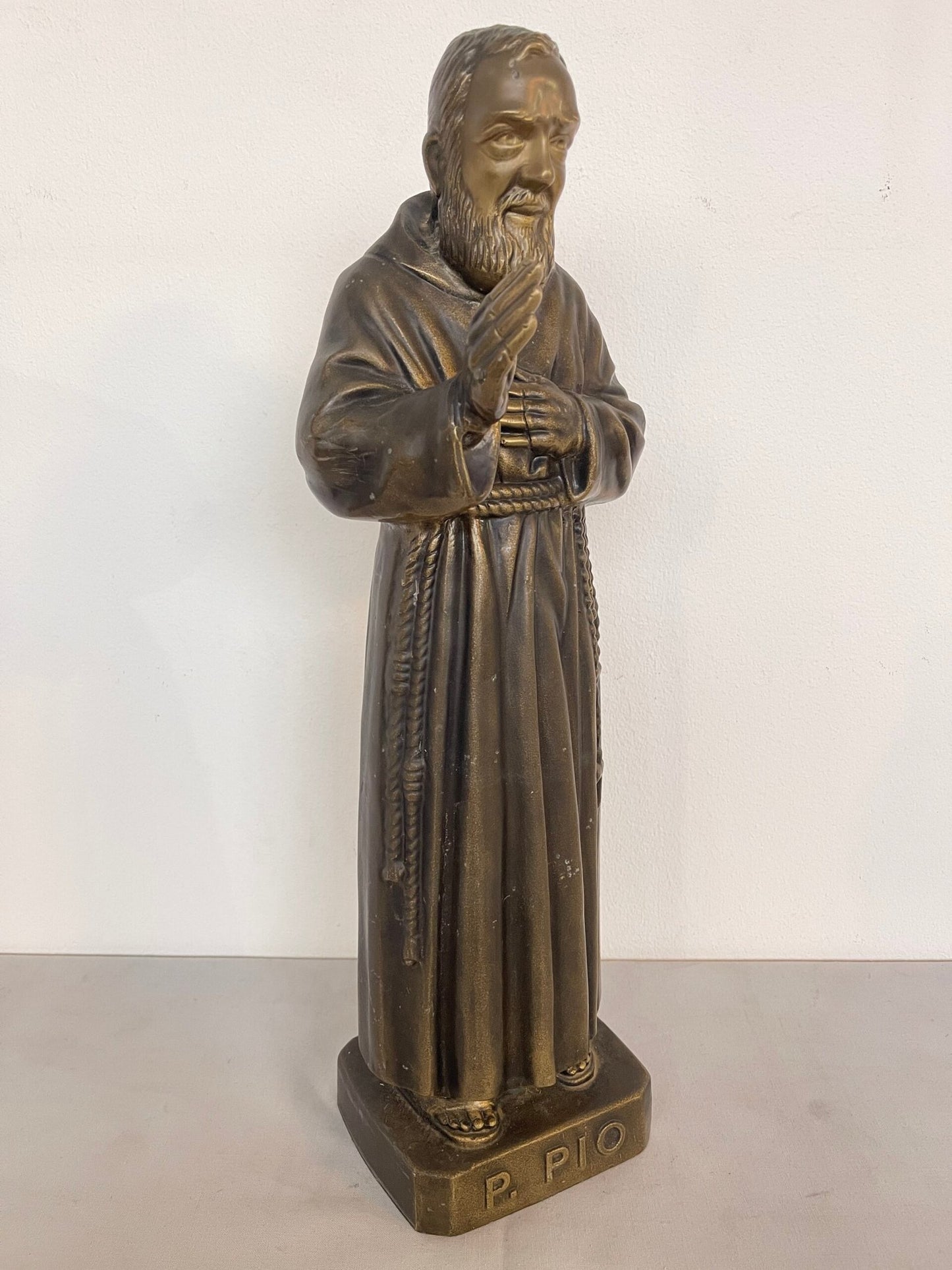 Statua di bronzo di Padre Pio – Icona religiosa
