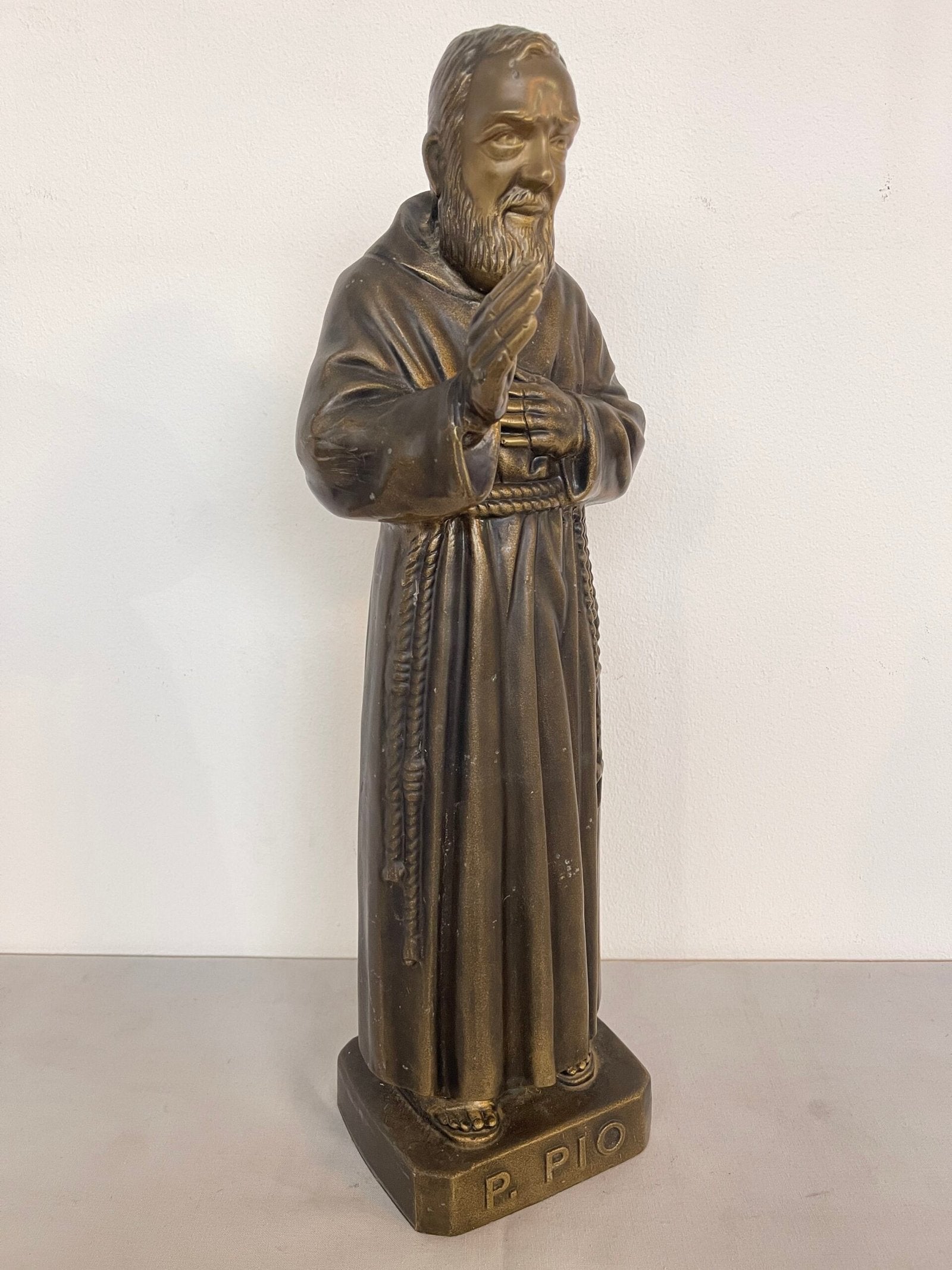 Statua di bronzo di Padre Pio – Icona religiosa