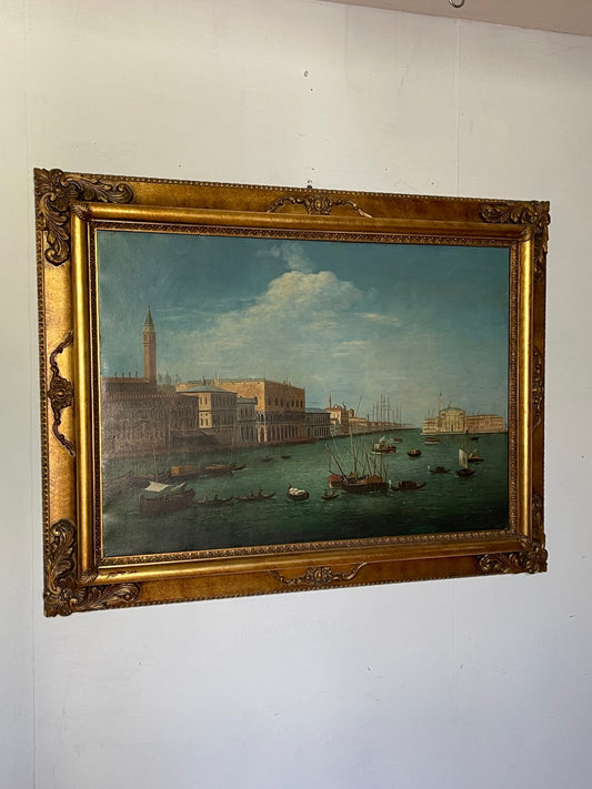 "Incanto Veneziano: Dipinto Storico"