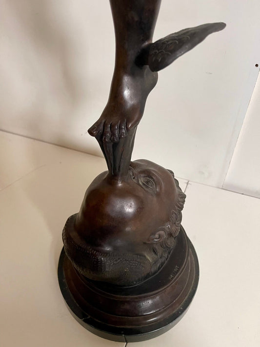 Scultura in Bronzo di Mercurio (Ermes) – Arte Classica Dinamica