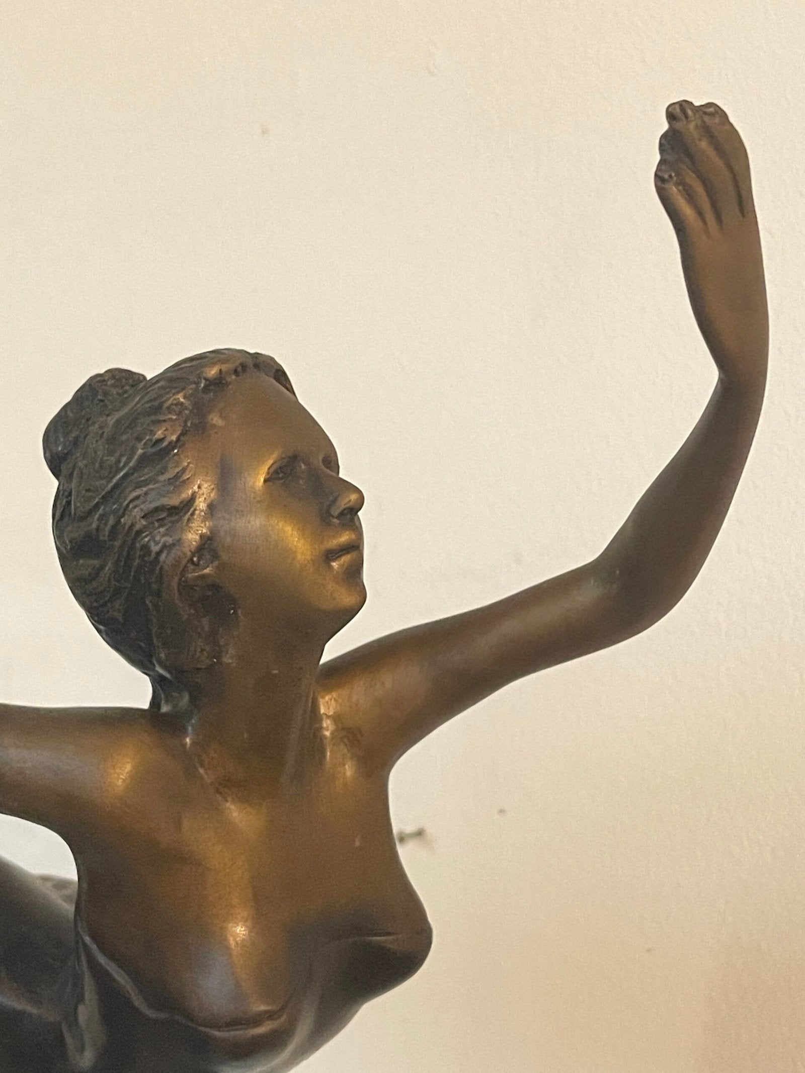 Scultura in Bronzo – Coppia di Ballerini in Movimento