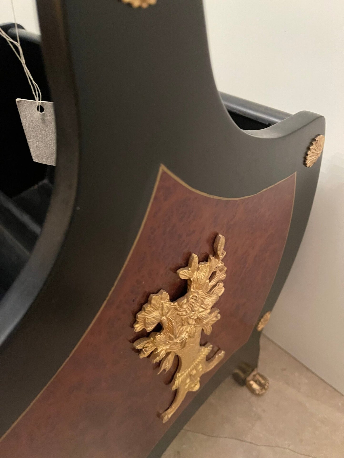 Portariviste in legno da salotto stile versailles anni '70