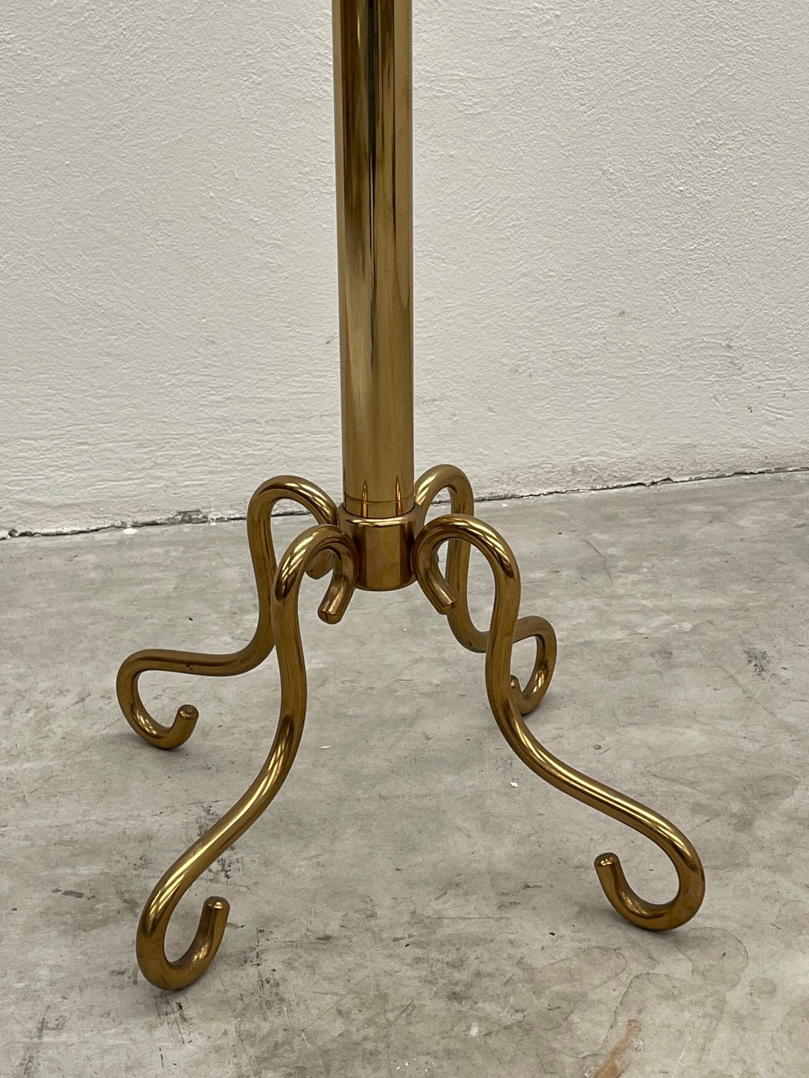 Appendiabiti di lusso in ottone dortato italiano anni '70