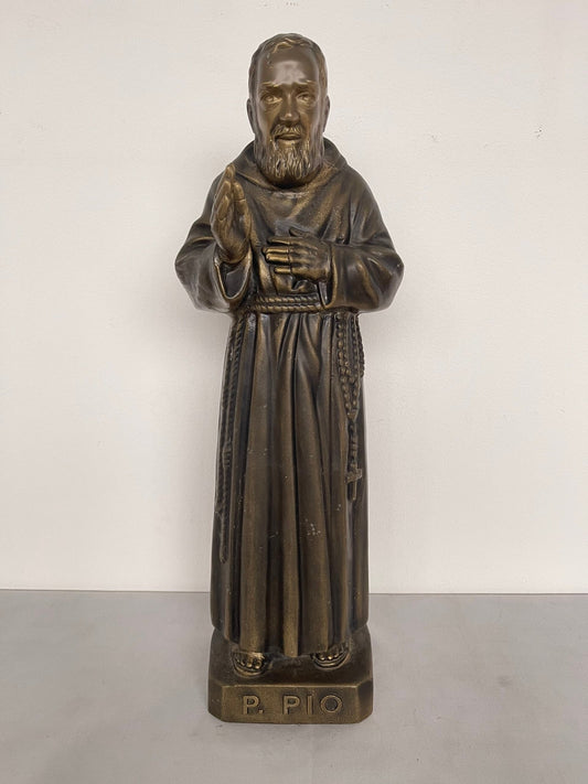 Statua di bronzo di Padre Pio – Icona religiosa