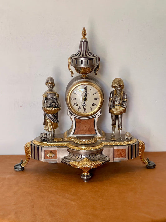 Orologio in Bronzo Stile Ottocentesco - Arte Neoclassica