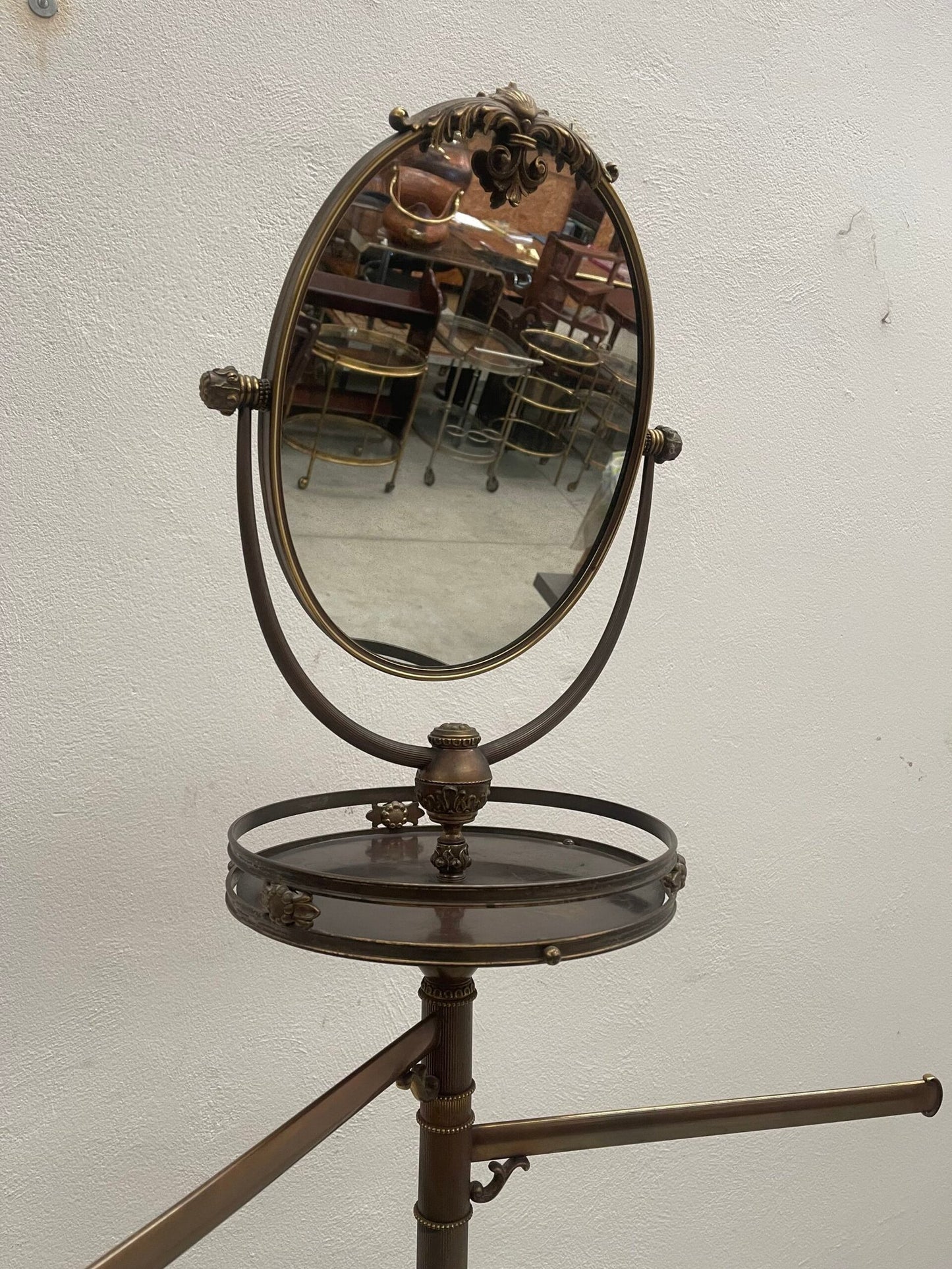 Appendiabiti con specchio Italian anni '50