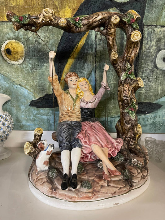 Coppia su Altalena «Nao Lladro» o similare – Collezione Natalia