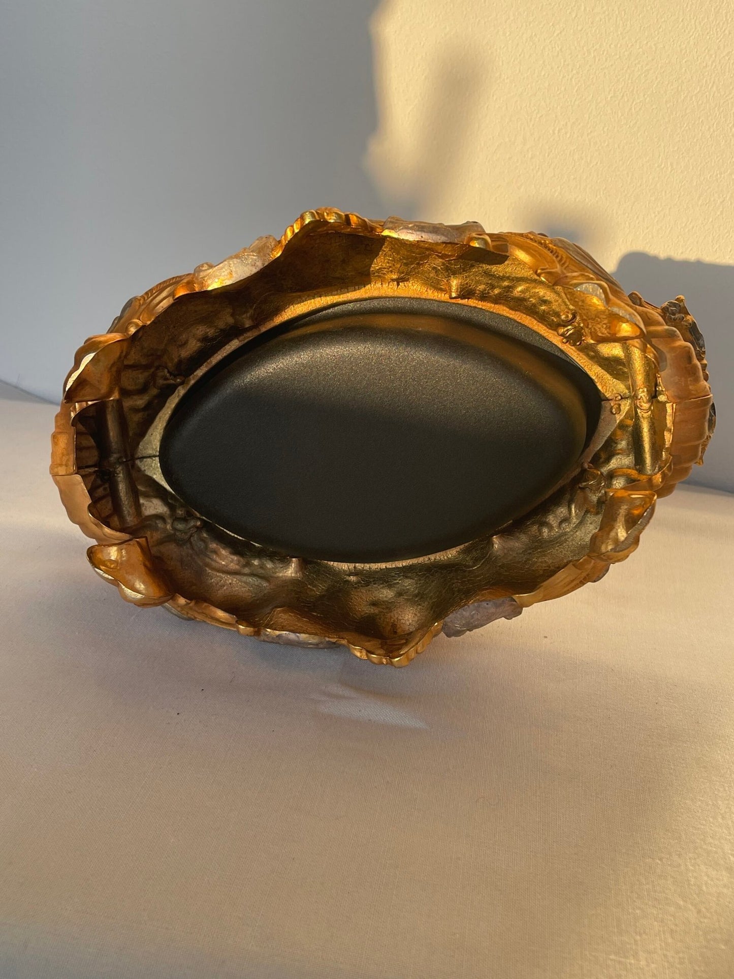 Centrotavola Rococò in Metallo Dorato