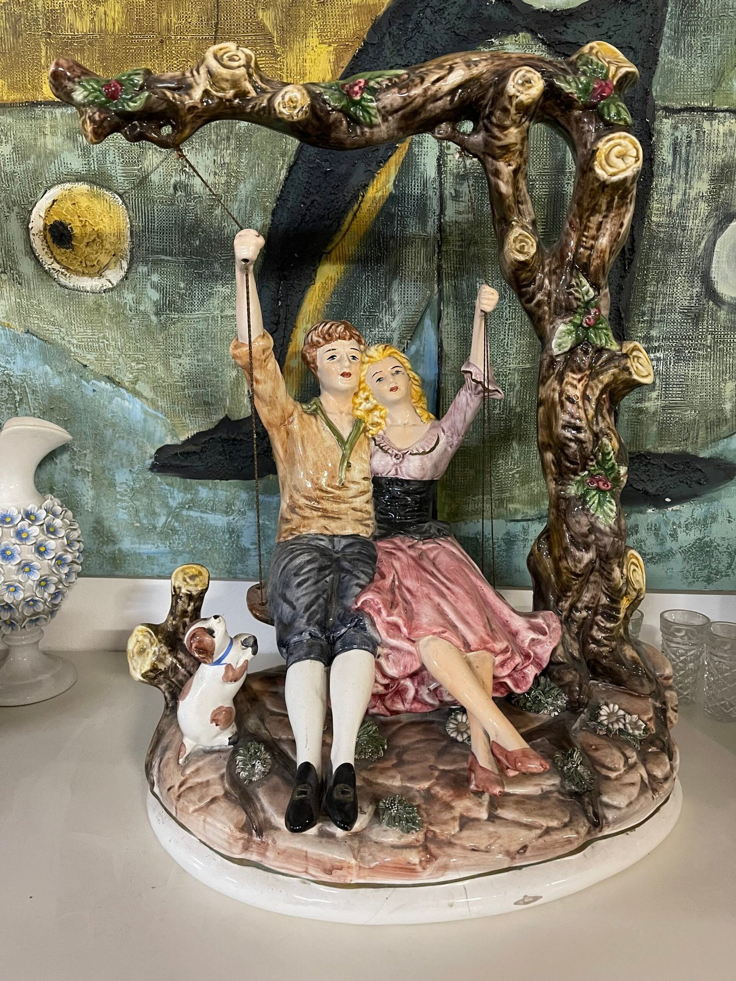 Coppia su Altalena «Nao Lladro» o similare – Collezione Natalia