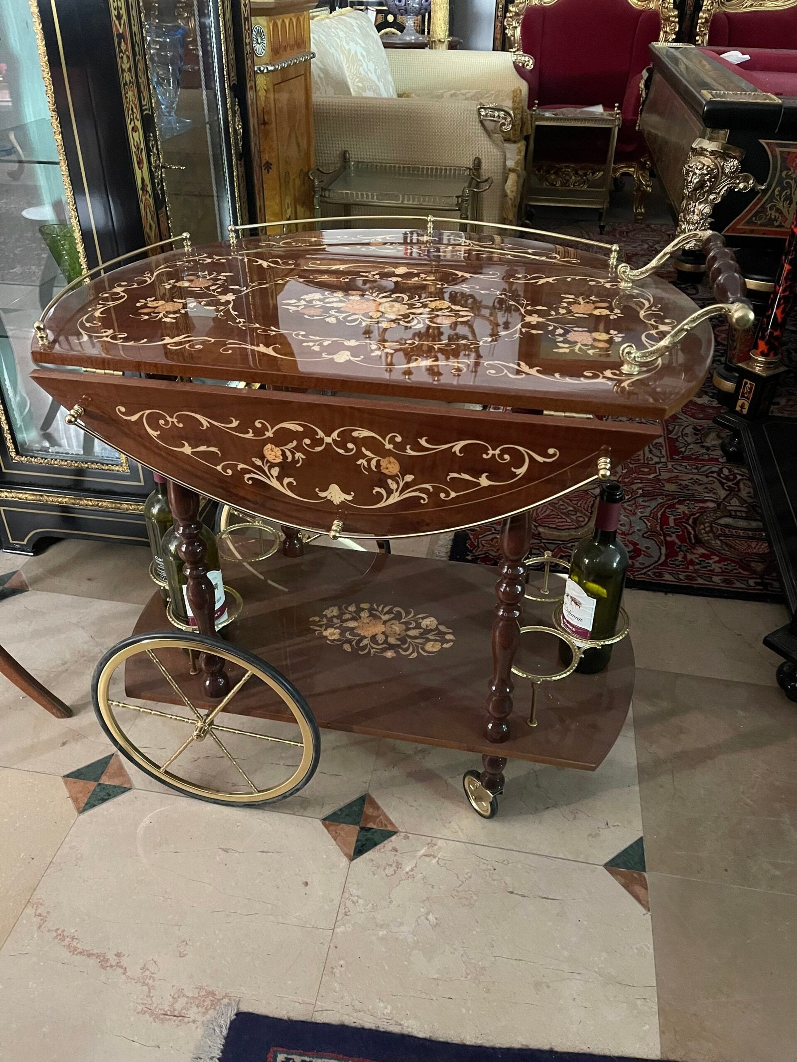 Antica Macchina da Cucire Singer con Mobiletto in Legno