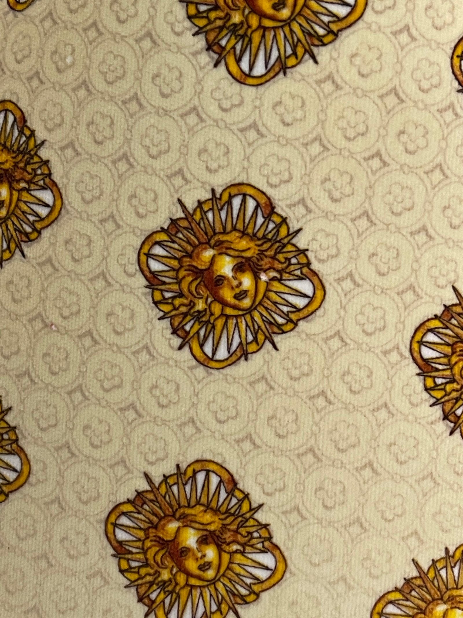 Base Decorativa in Metallo Stile Impero - Doratura Anticata