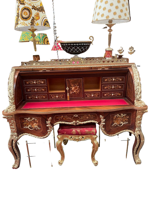 Bureau à cylindre in stile Luigi XV