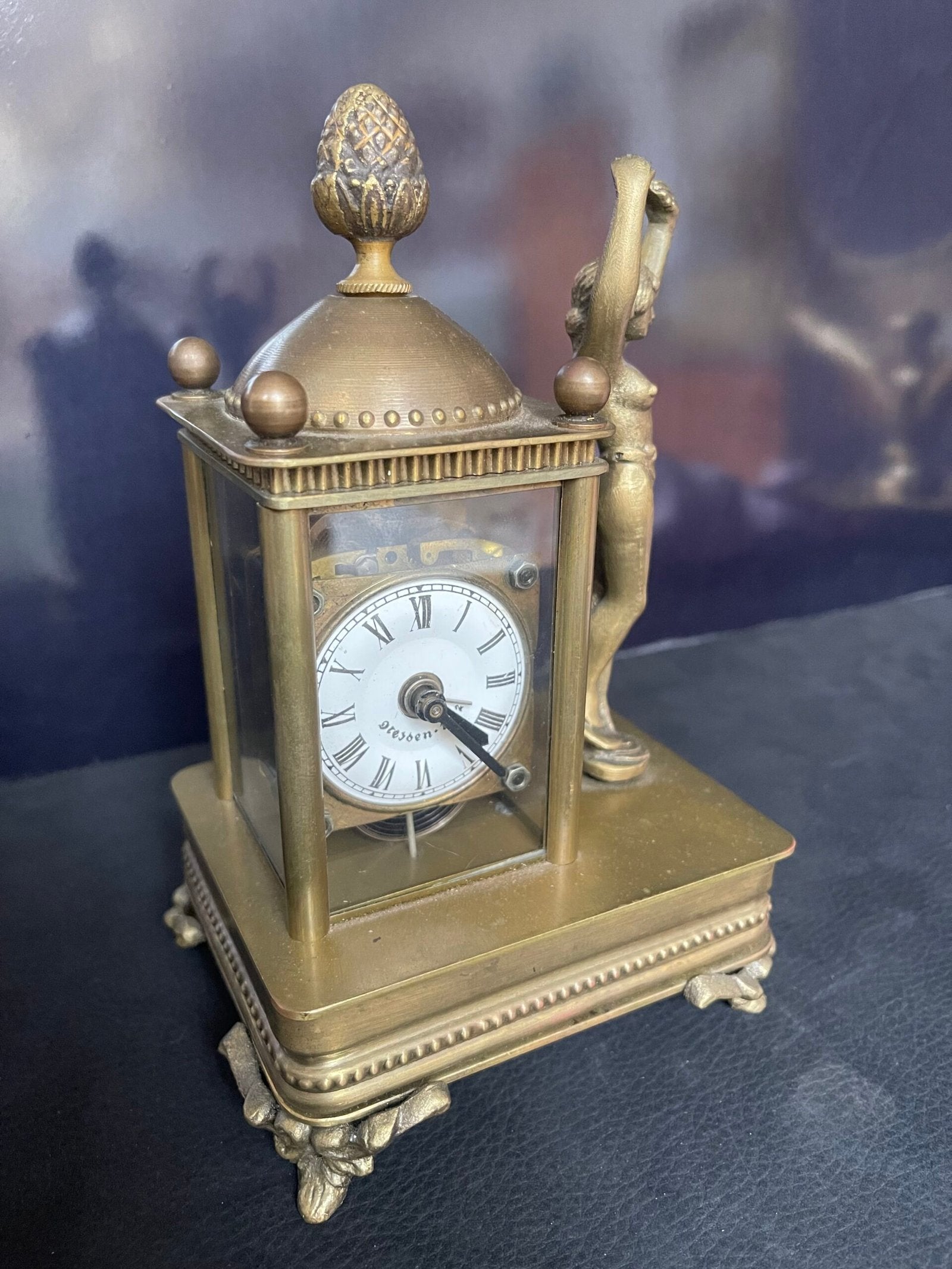 Orologio da Tavolo “Dresden” con Figura Femminile