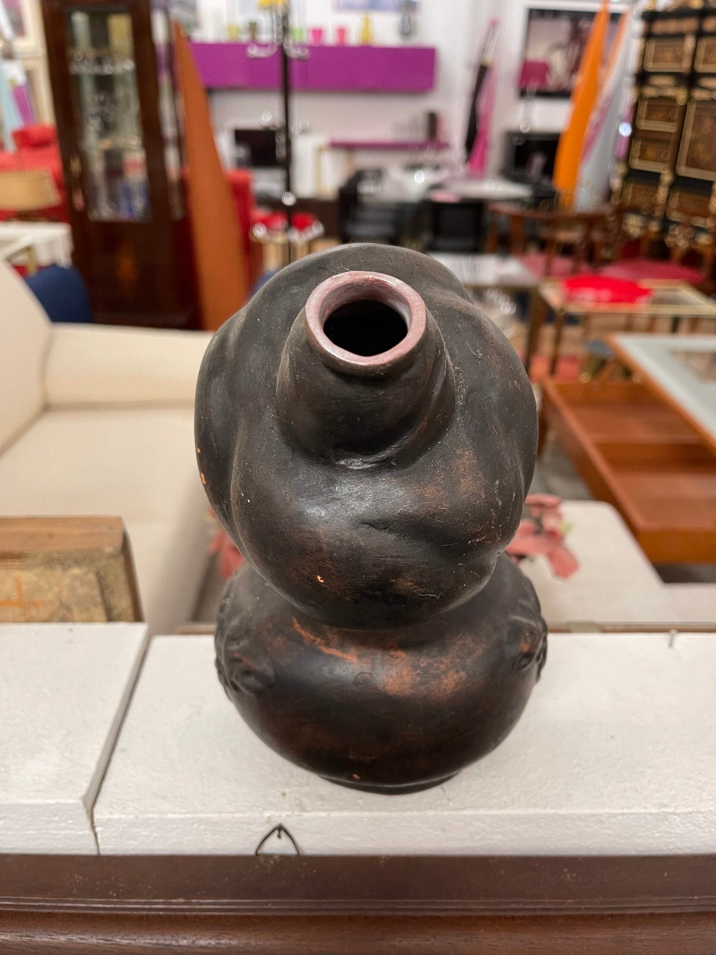 Scultura Rituale a Due Volti (Tipo Elegua)