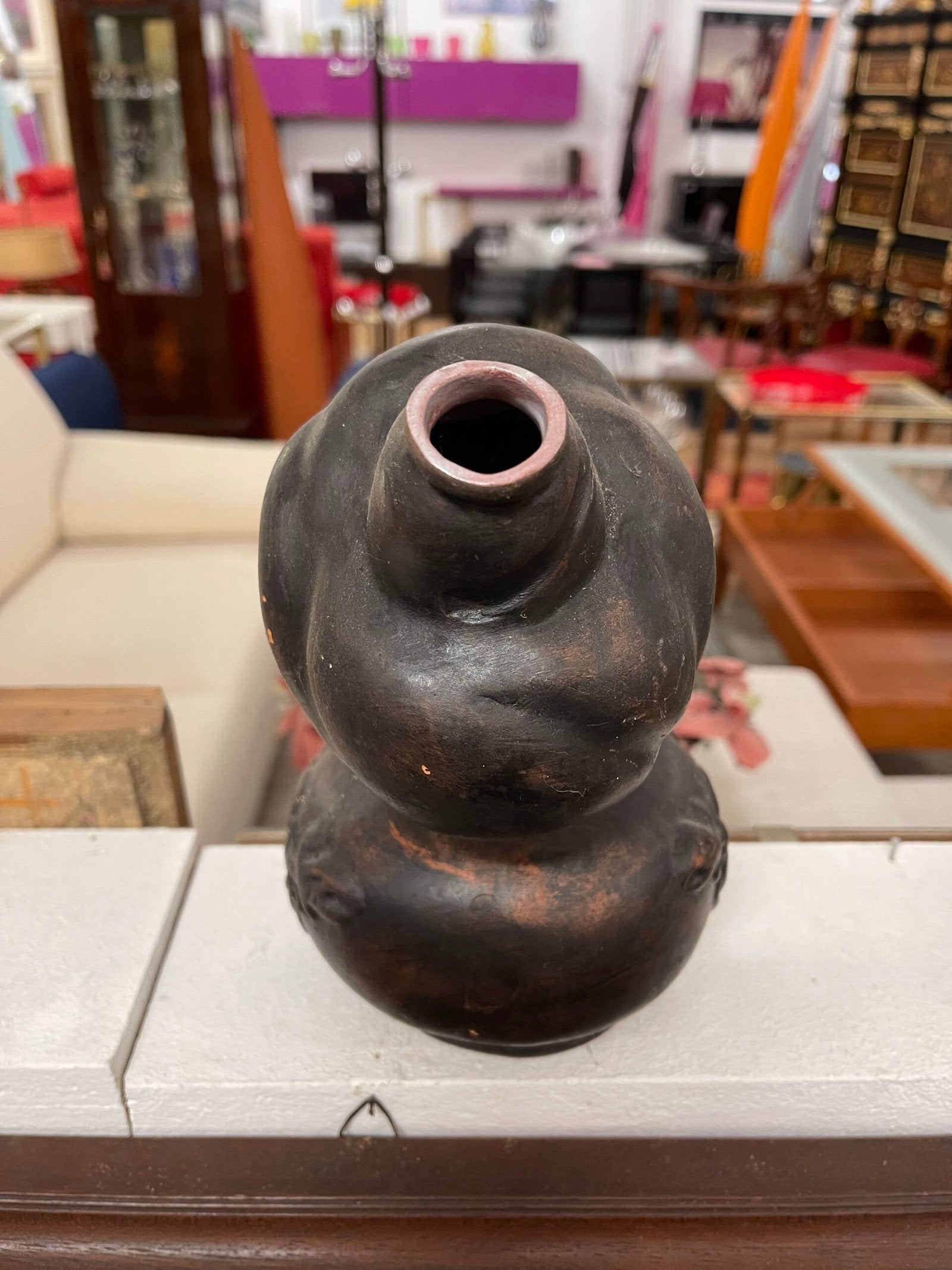 Scultura Rituale a Due Volti (Tipo Elegua)