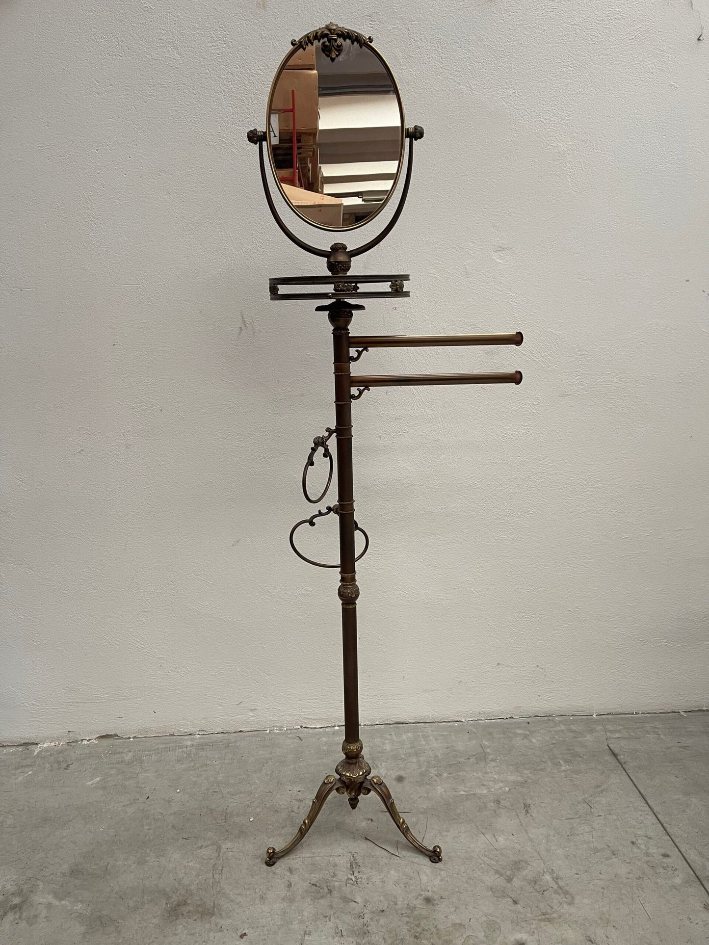 Appendiabiti con specchio Italian anni '50