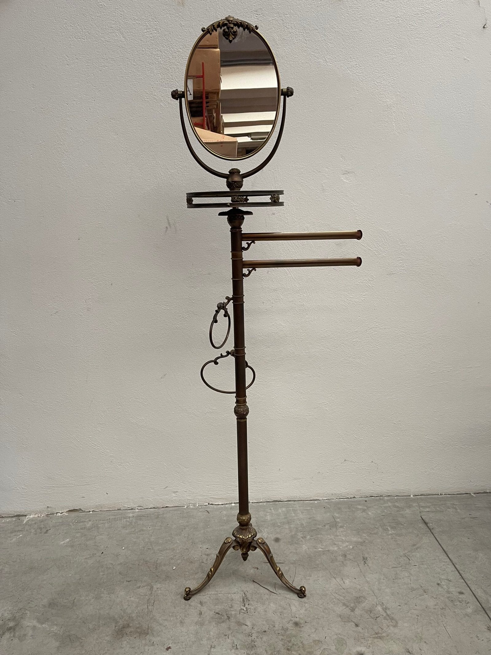 Appendiabiti con specchio Italian anni '50