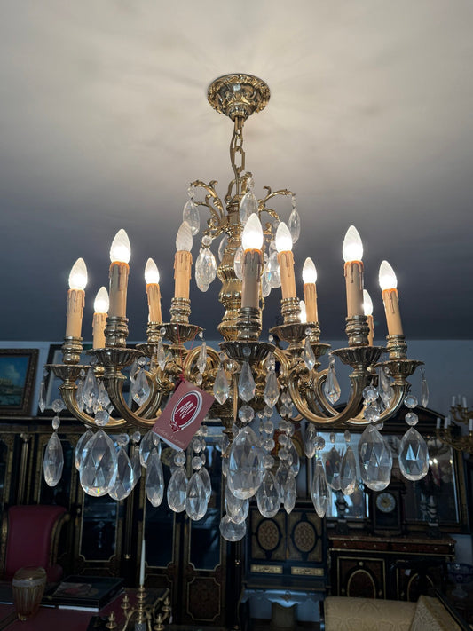 Splendido lampadario italiano in stile classico anni 90