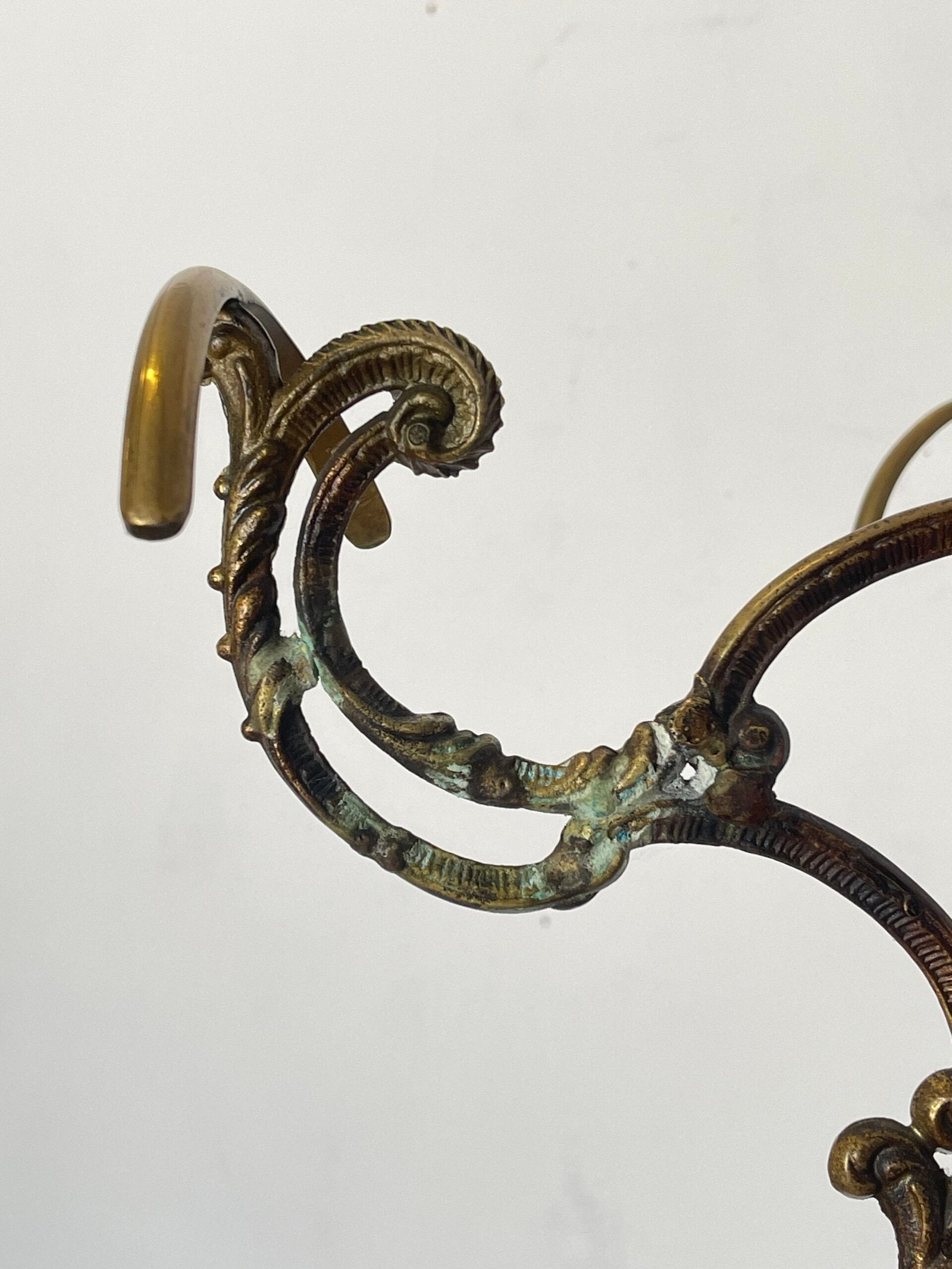 Appendiabiti Antico in Ottone con Portaombrelli - Stile Barocco