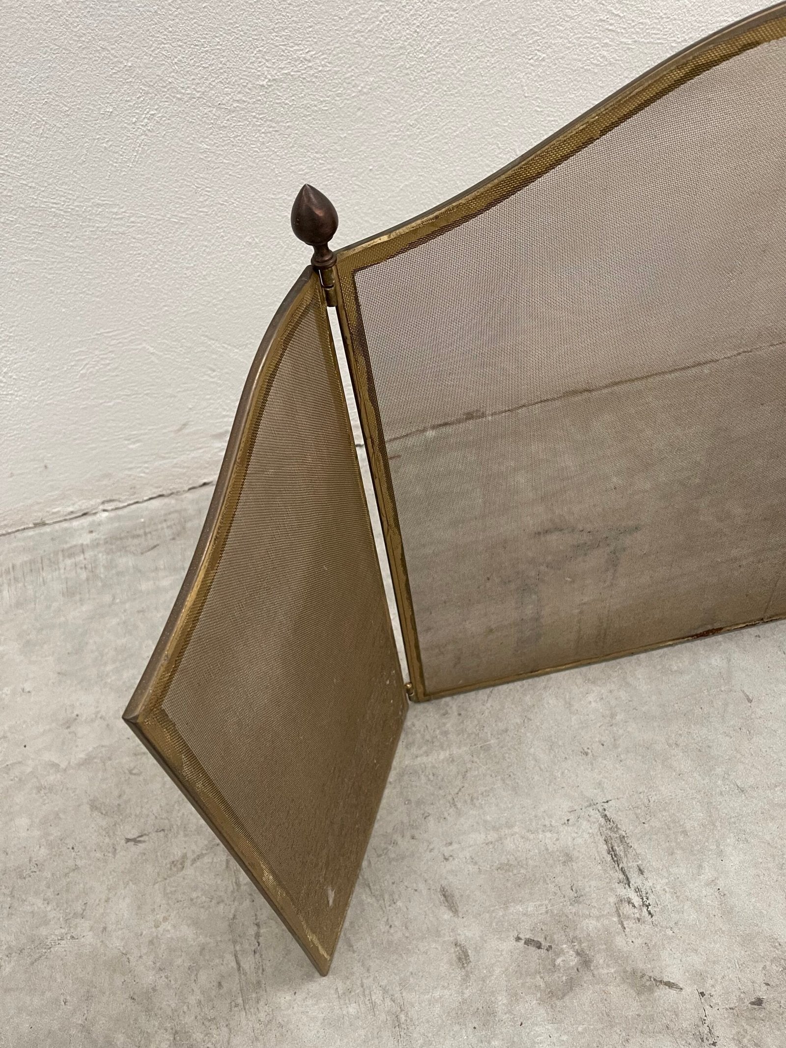 Parascintille vintage in Ottone con Tre Ante