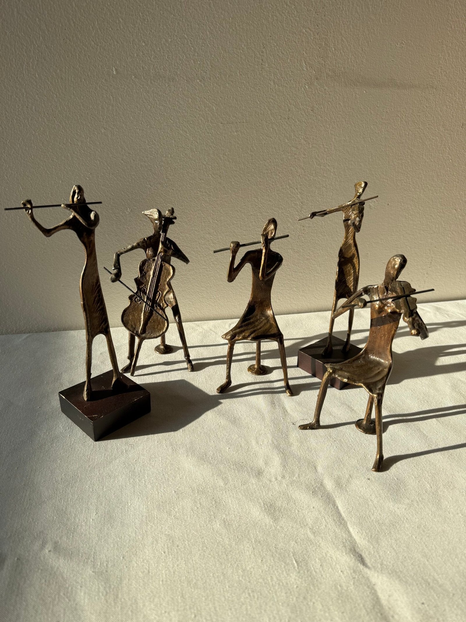 Set di Sculture "Musicisti Stilizzati"