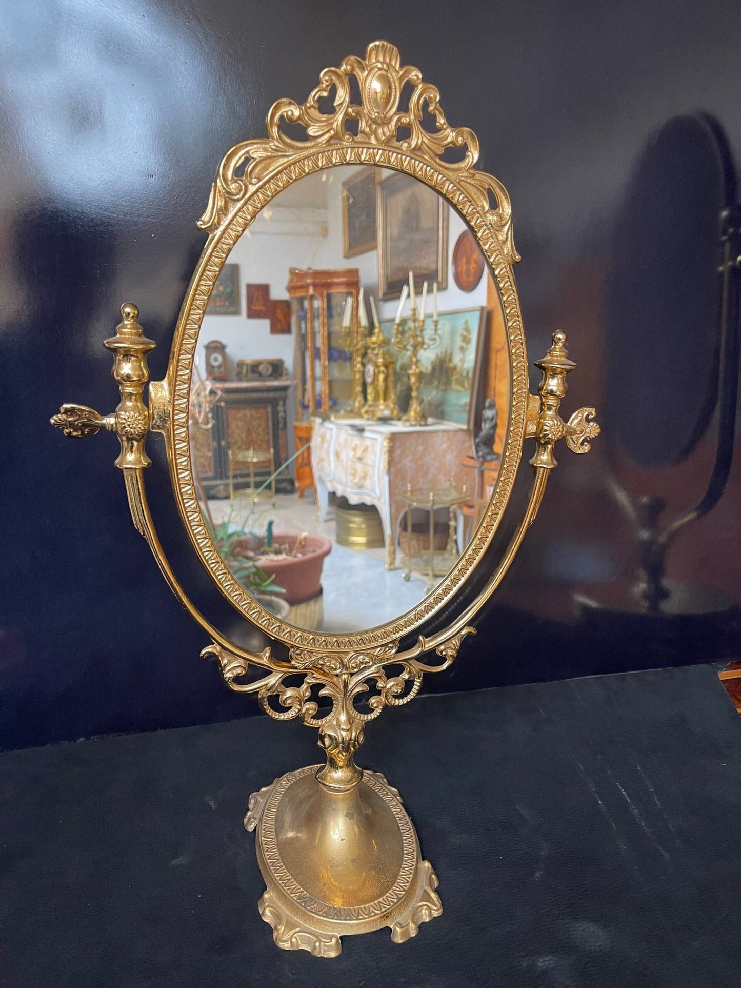 Specchio da toilette in stile barocco