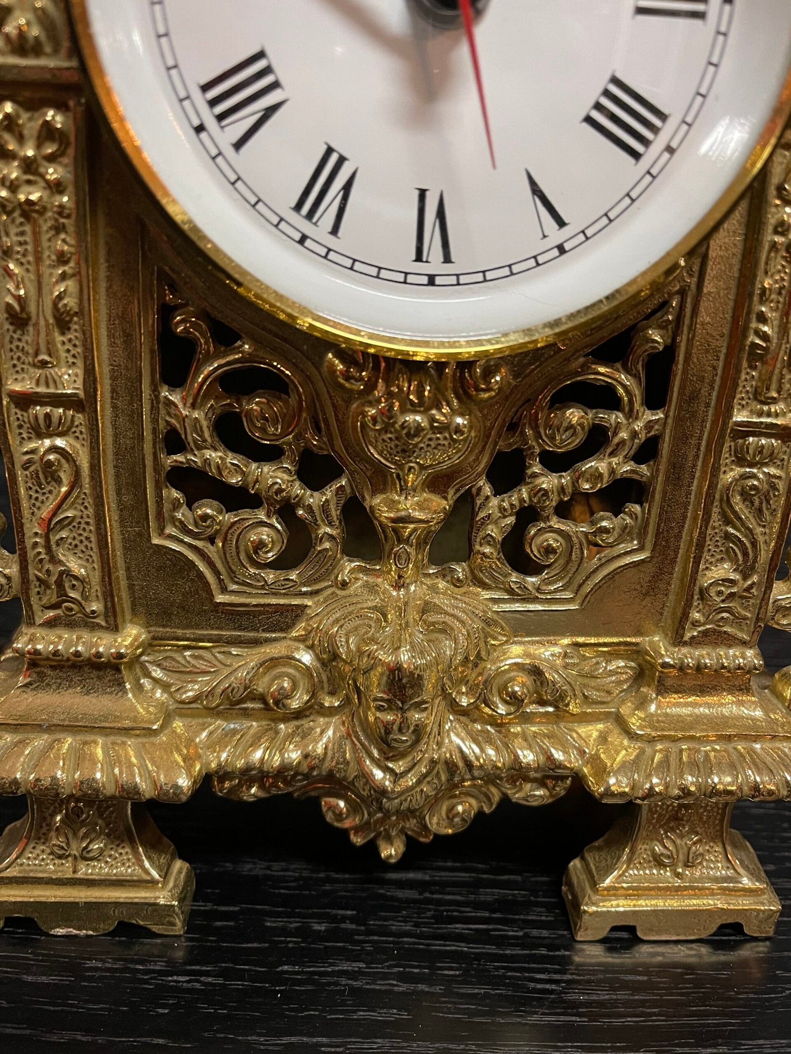 Orologio da tavolo in bronzo stile versailles XX secolo