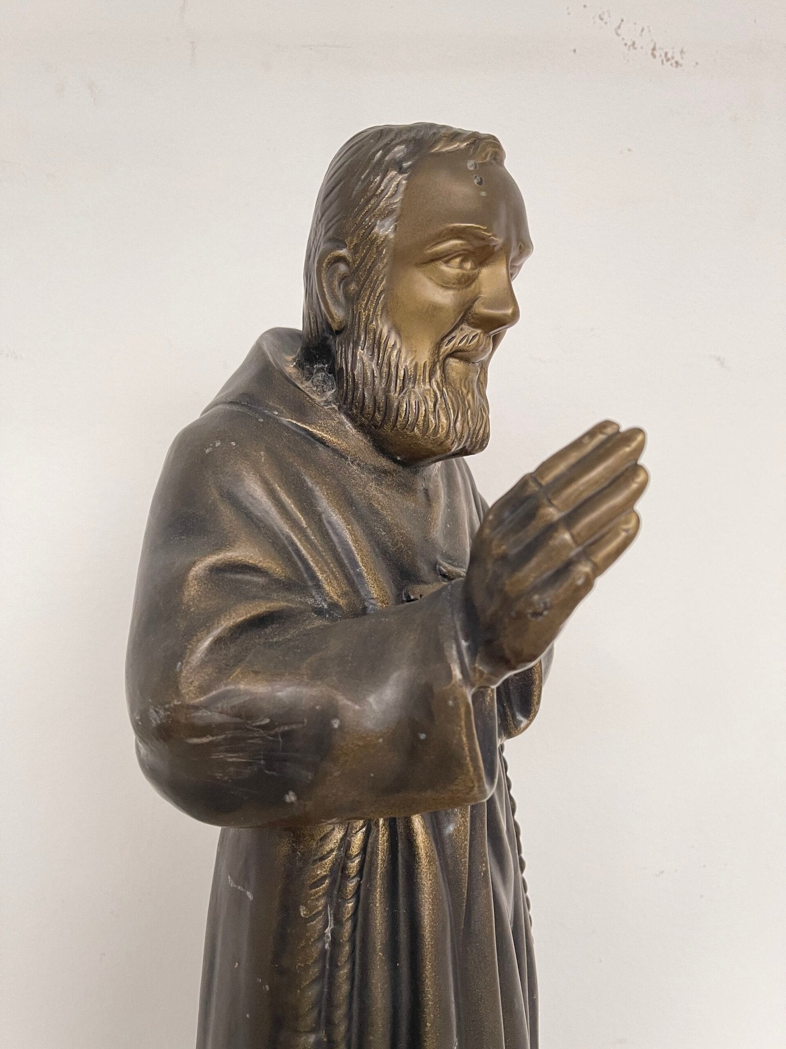Statua di bronzo di Padre Pio – Icona religiosa